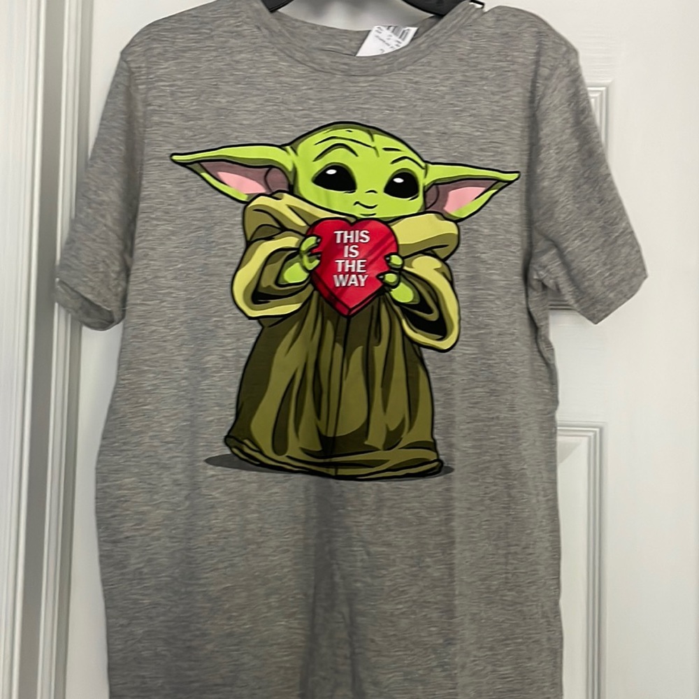 Boys large Star Wars grey t-shirt